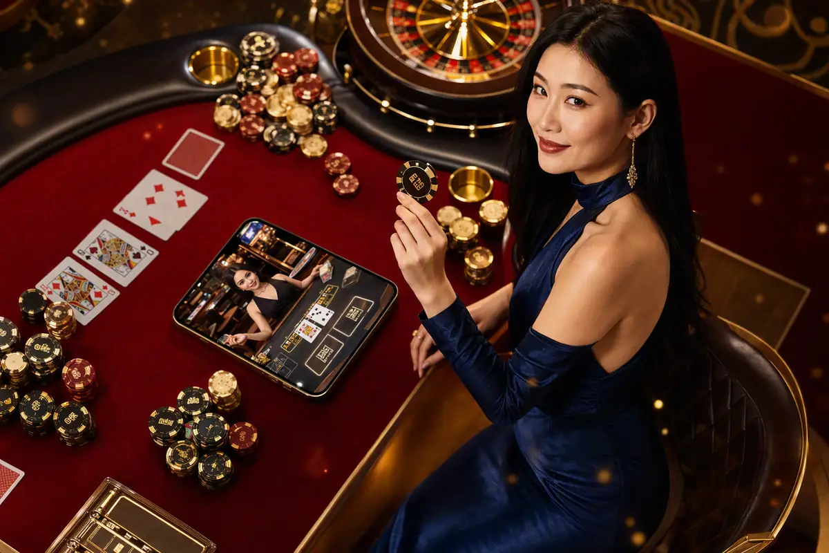 ppg123 Live Dealer Baccarat ဒီလာနှင့် ကစားခြင်း